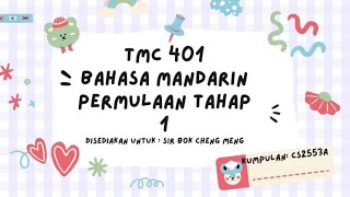 TMC401 Introductory Mandarin Level 1 Roleplay