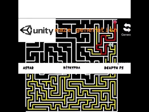 Random MAZE GENERATION & Solving using AI [Preview]
