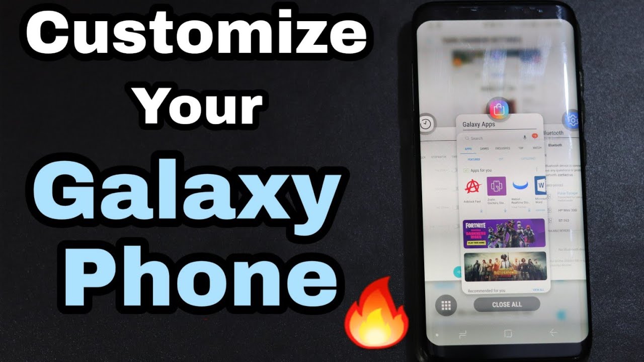 Customize your Galaxy phone 🔥 - YouTube