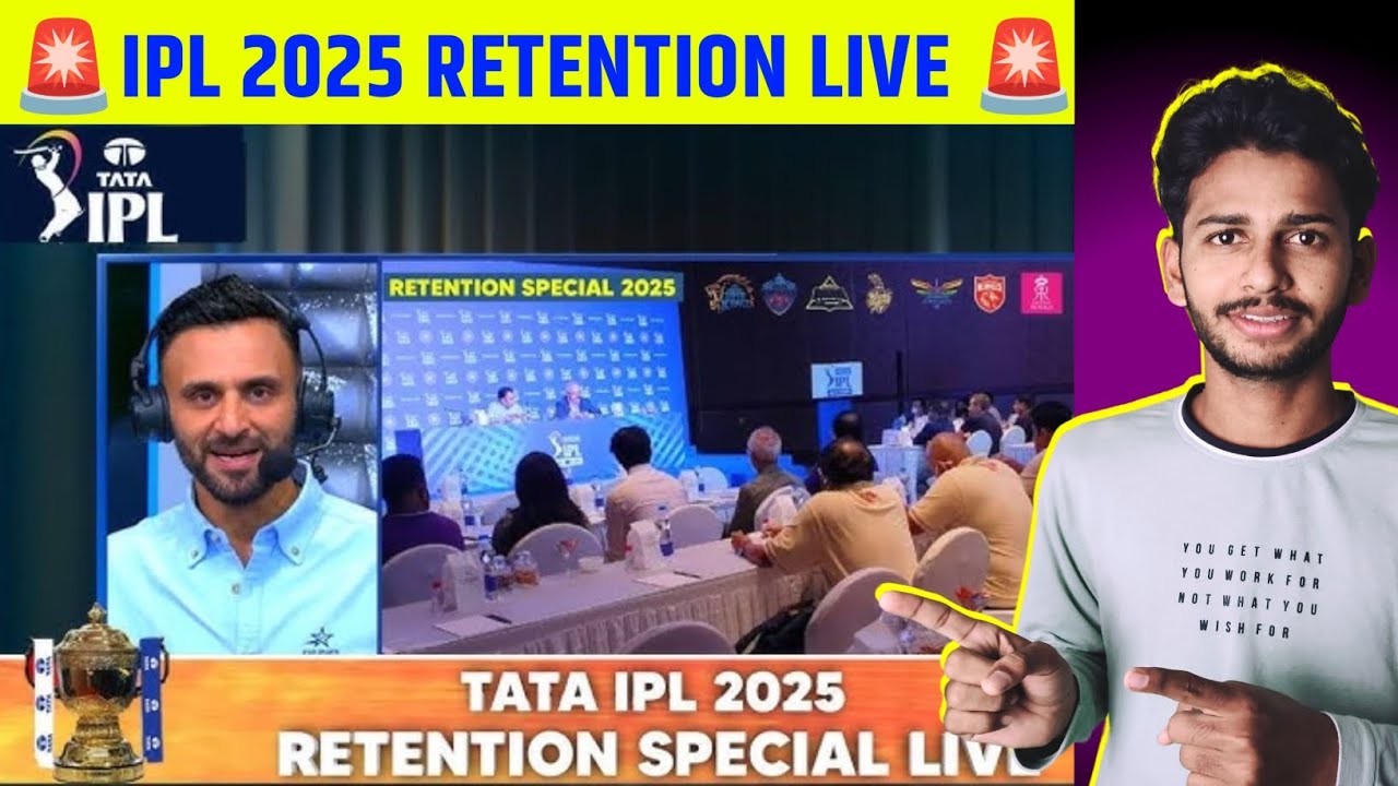 🚨🚨 IPL 2024 RETENTION SHOW LIVE !!!! | All TEAM RETAIN RELEASE LIST