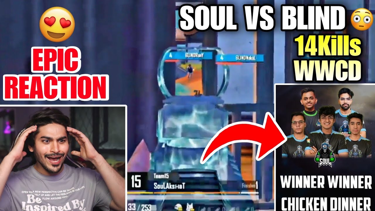 Joker REACTION On SouL 14 Kills WWCD In Skyesports Finals 😍 SouL VS ...