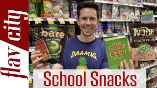Top 20 Healthy Snacks You Can Buy  - Back To School Snack Review