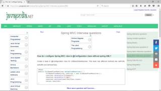 How do I configure Spring MVC view in @Configuration class without spring XML? | javapedia.net
