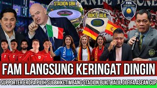 FAM KERINGAT DINGIN‼️SUPORTER EROPA PILIH SUGBK KETIMBANG STADION BUKIT JALIL DI FIFA ASEAN CUP 2026
