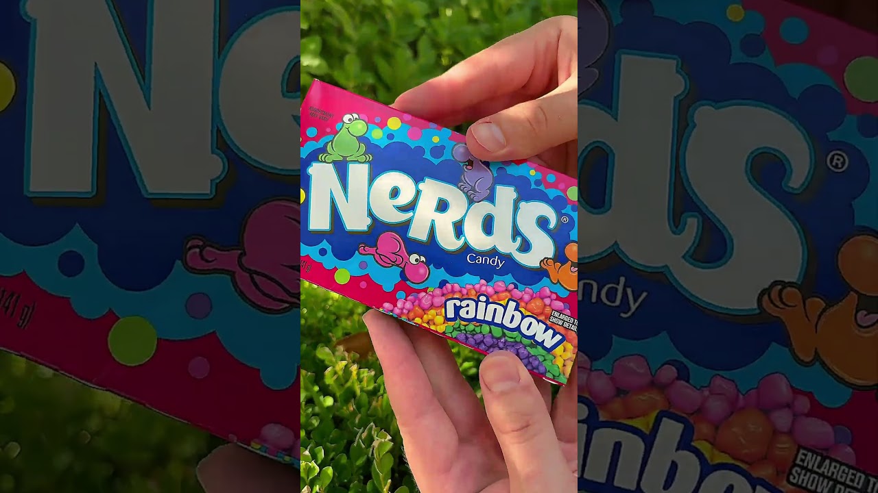 what NERDS candy rainbow look like 🌈? 