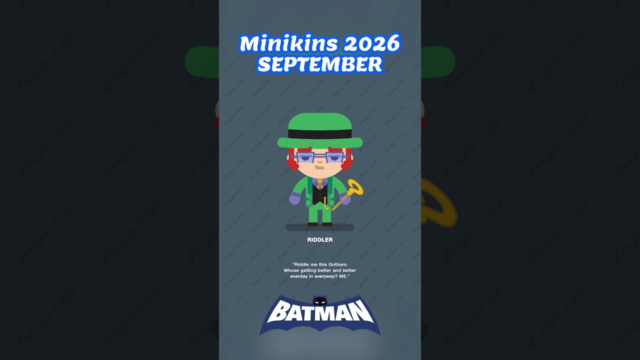 Batman Rogues - Minikins September 2026 #cartoon #animation #batman  #comics  #dccomics