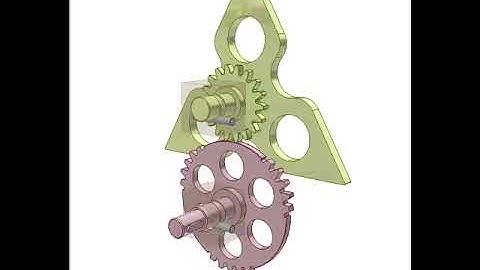 Tooth-uncompleted gear for intermittent 120 deg. rotation