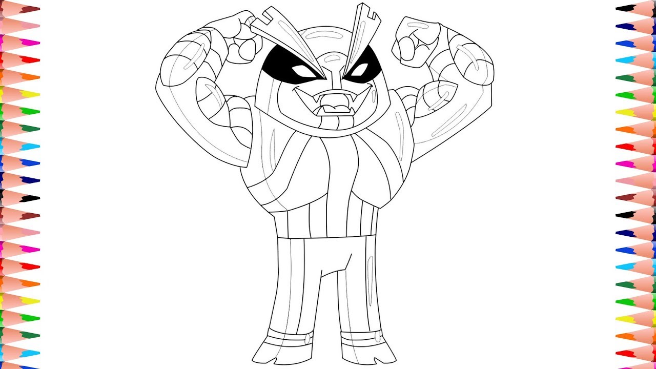 Coloring Digitally Green Armored Slap Back Ben 10 Coloring Pages