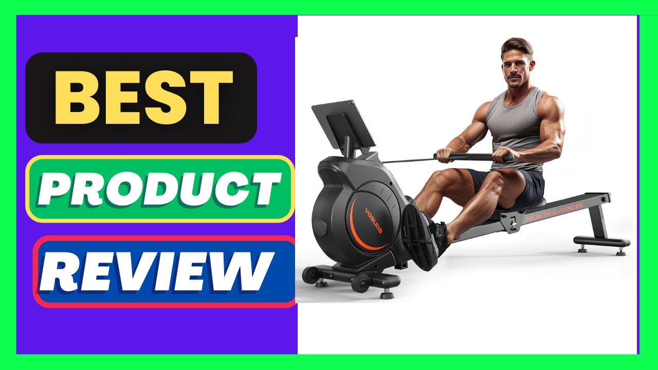 YOSUDA Magnetic/Water Rowing Machine for Home - Rower Machine