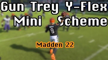 *TONS OF CROSSERS* Gun Trey Y-Flex Mini Scheme | Madden 22 Tips & Tricks