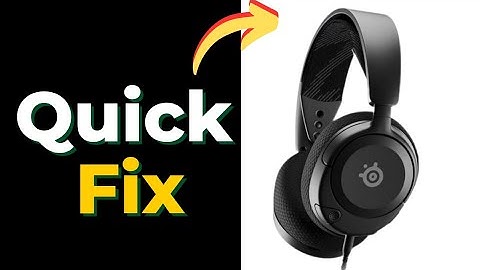 SteelSeries Arctis Nova 1 Mic Not Working Quick Fix!