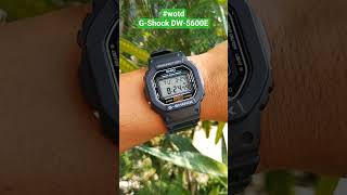 Sometimes, less is more. Casio G-Shock DW-5600E #wotd #wristcheck #casio #dw5600