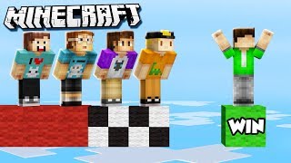 5 NOOBS vs. EASIEST MINECRAFT PARKOUR? The Pals FAIL! (The Pals Minecraft)