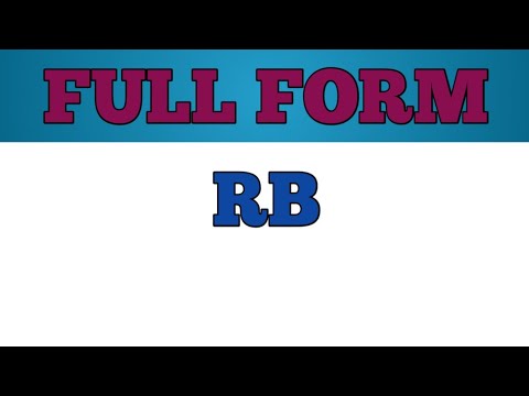 Full Form of RB Did you know