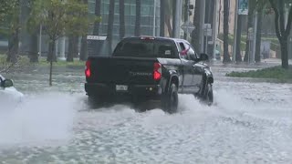 Eta Turns Streets Into Rivers In Downtown Miami