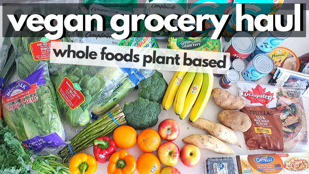 BUDGET FRIENDLY VEGAN GROCERY HAUL (for Quarantine) / Healthy Whole Foods Plant Based