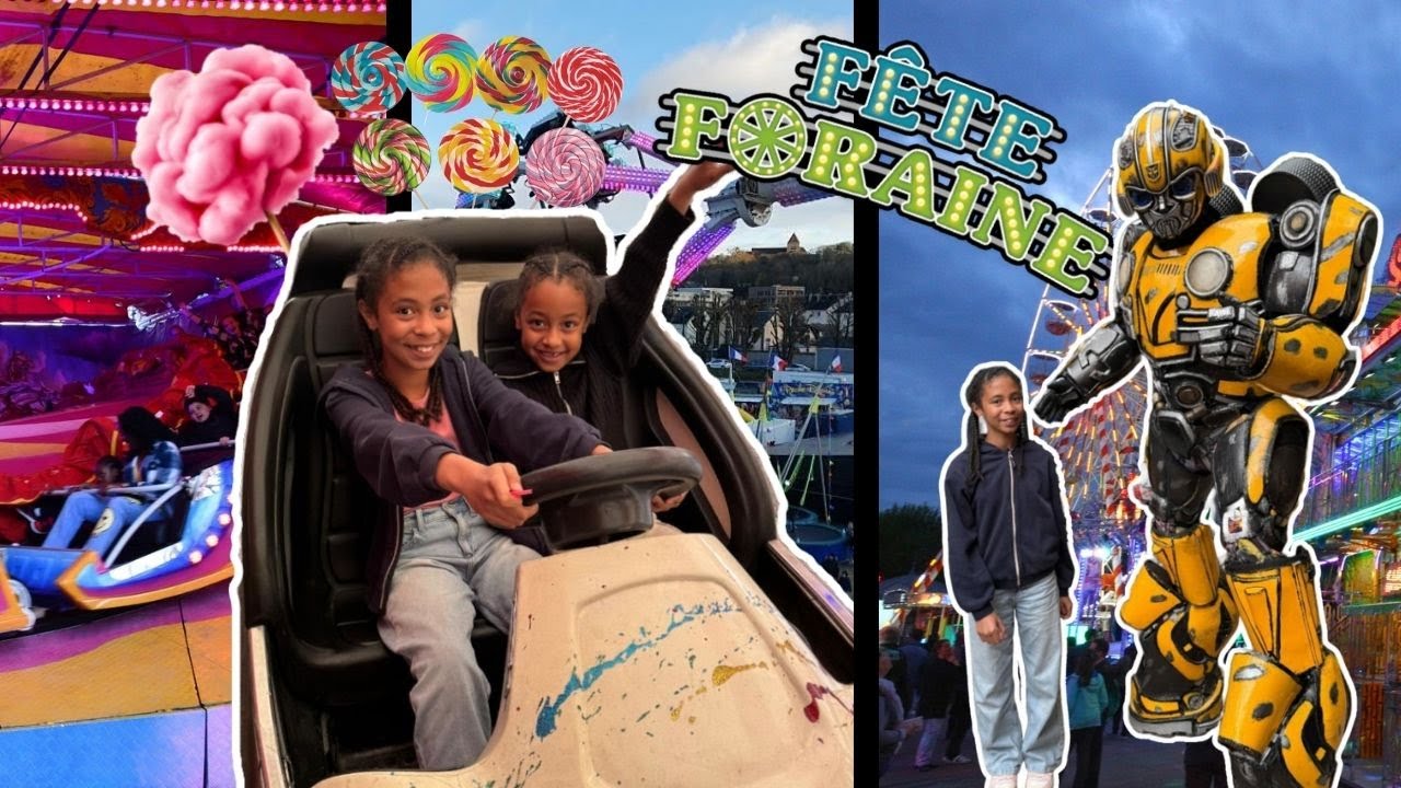 🎢 Direction la fête foraine : frissons, fous rires et larmes d’Haylie !