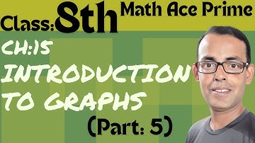 Math Ace Prime Class 8th | Ch-15 INTRODUCTION  TO GRAPHS |  Part-5 |