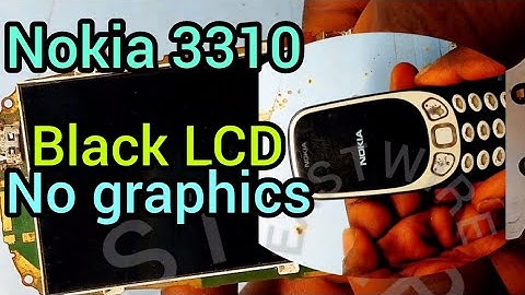 Nokia 3310 black LCD no graphics display solution , Eastwire , Eastlife 
