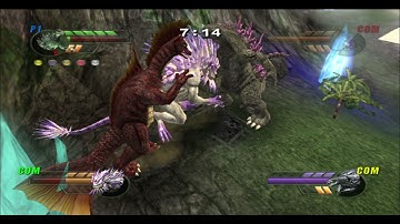 Godzilla Unleashed: Godzilla 2000 vs. Titanosaurus vs. Krystalak vs. Orga Gameplay (STORY MODE)