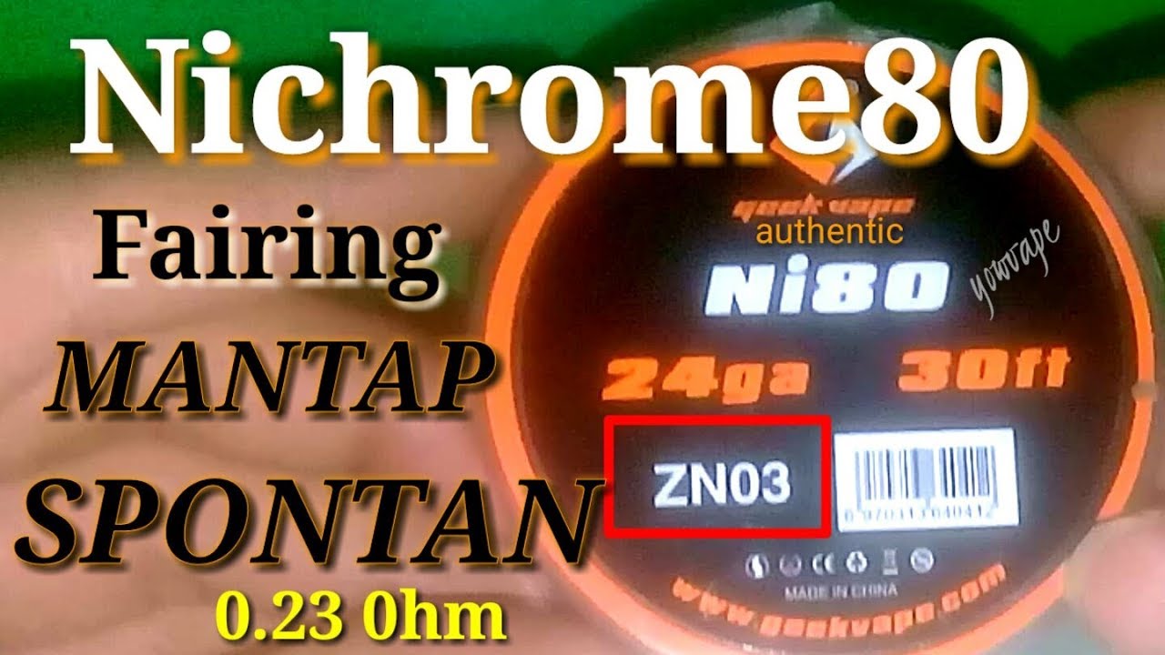 #REVIEW - NI80 24 AWG BY GEEKVAPE - NICHROME