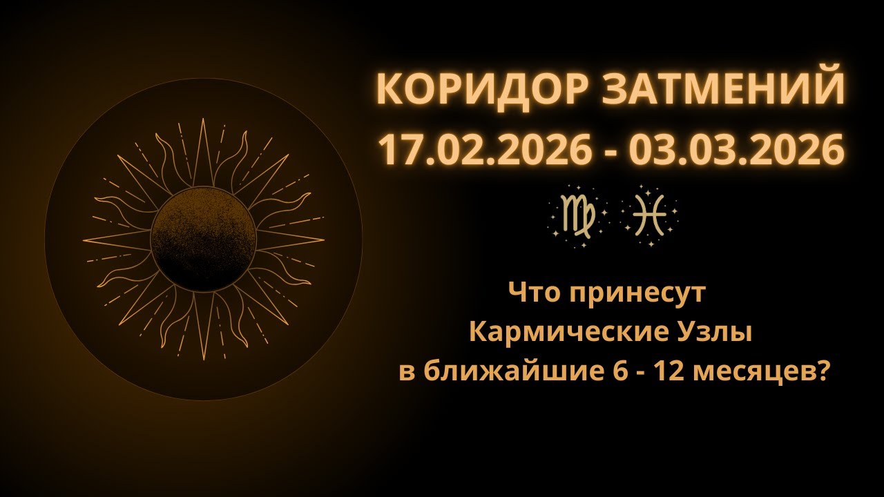 Кого Затронет Коридор Затмений 17.02.2026 - 03.03.2026