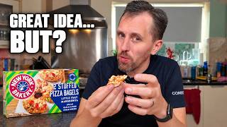NEW Stuffed Pizza Bagels… One Was Missing Something!