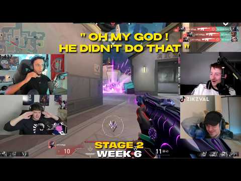 Valorant Streamers Reacts to The Best VCT Plays of Week #6