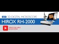 HIROX RH 2000 - 3D Digital Microscope - presentation video