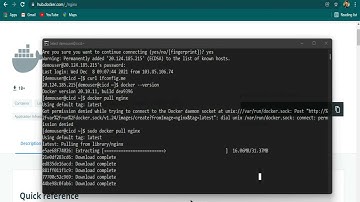 Install nginx (Web-Server) on Docker