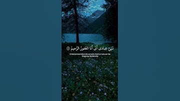 نبئ عبادي أني أنا الغفور الرحيم بصوت القارئ هزاع البلوشي #quran #الحجر