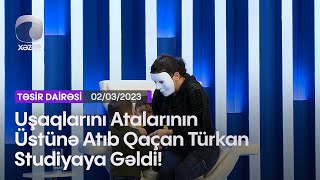 Uşaqlarını Atalarının Üstünə Atıb Qaçan Türkan Studiyaya Gəldi