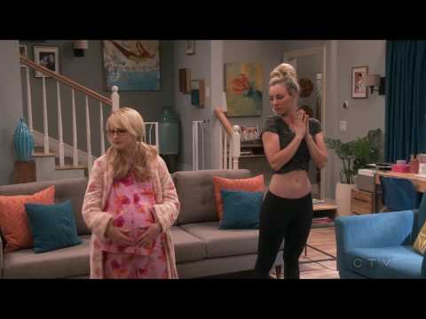 The Big Bang Theory_Penny teaching Bernadette Yoga (Put on some clothes Bitch)