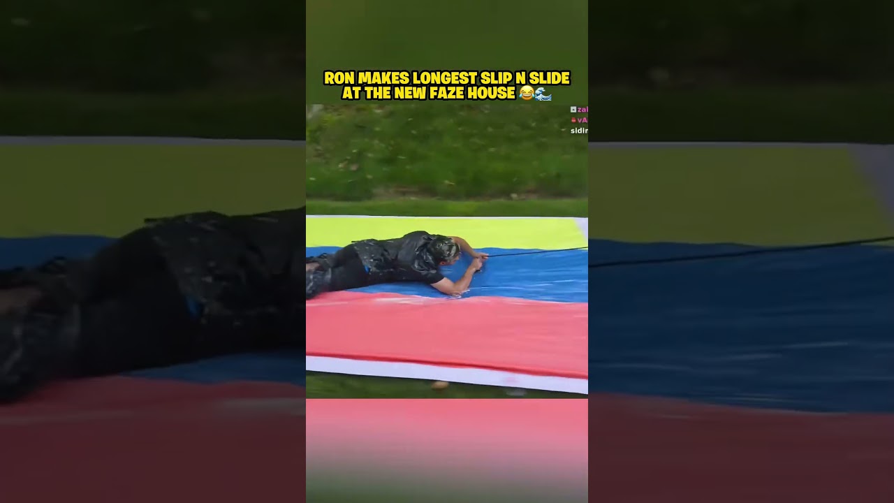 FaZe строит САМУЮ БОЛЬШУЮ в мире водную горку! 😂