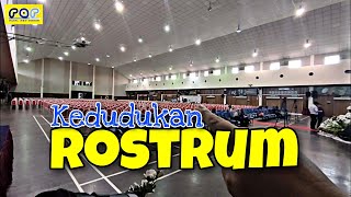 Kedudukan rostrum dalam majlis rasmi