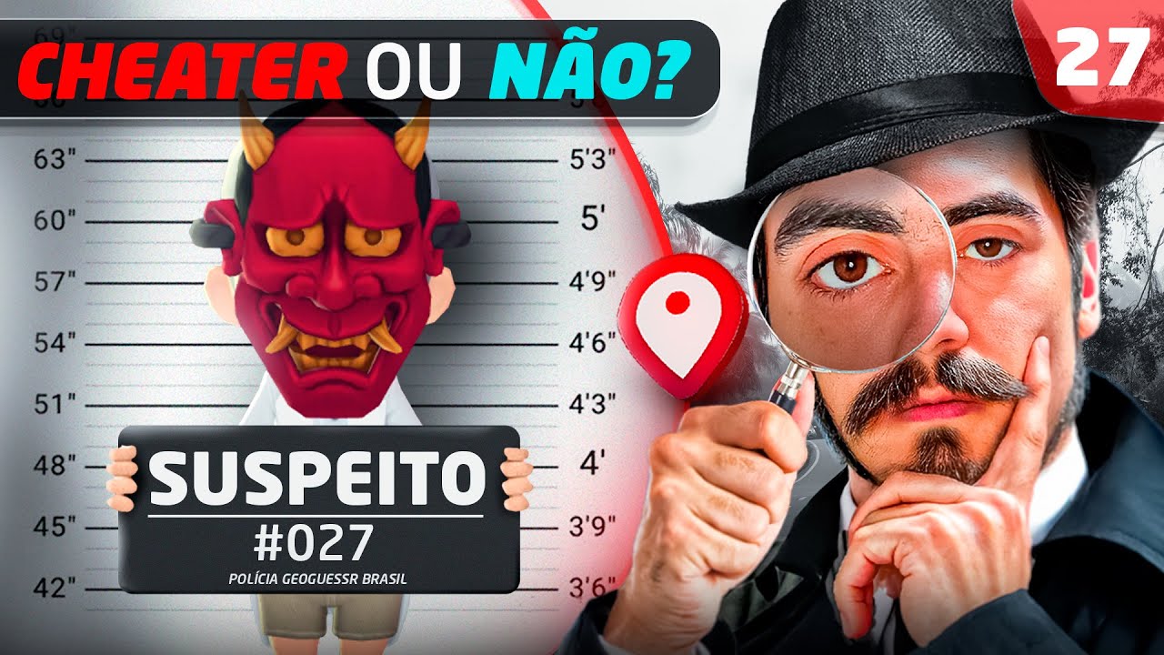 NÃO TENTAM NEM DISFARÇAR O GOOGLE! - Cheater ou Não #27 - GeoGuessr