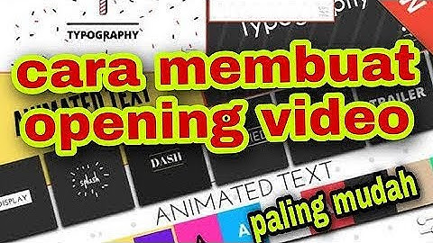 Tutorial KineMaster - Membuat Opening Video (Gold Particle Text)