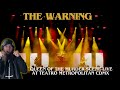 The Warning - QUEEN OF THE MURDER SCENE Live at Teatro Metropolitan CDMX MUSIC VIDEO REACTION!!