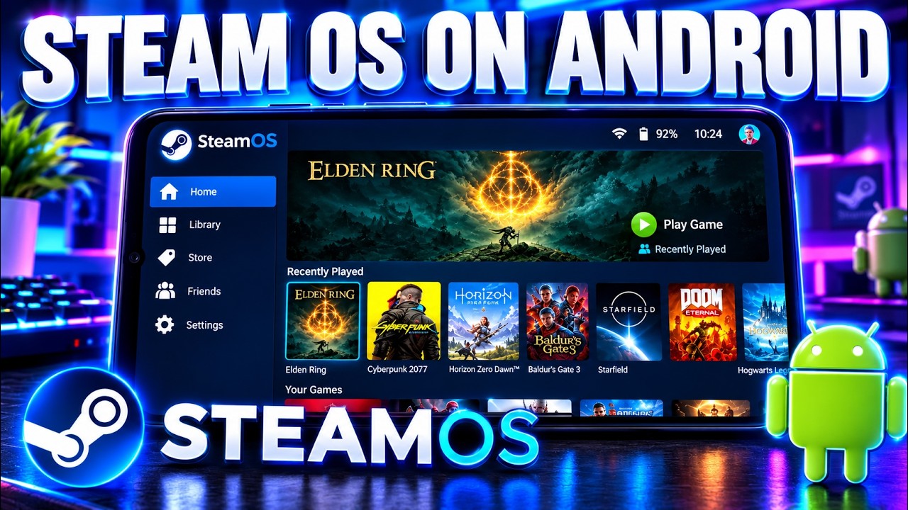 Devilce DroidDeck: Turn any Android device into a Steam Deck - Gaming On Steam