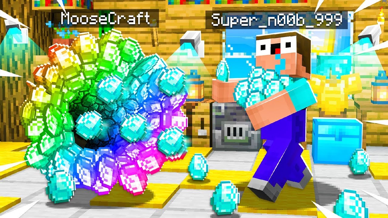 10 Ways To STEAL The DUMBEST PLAYERS DIAMONDS in Minecraft!