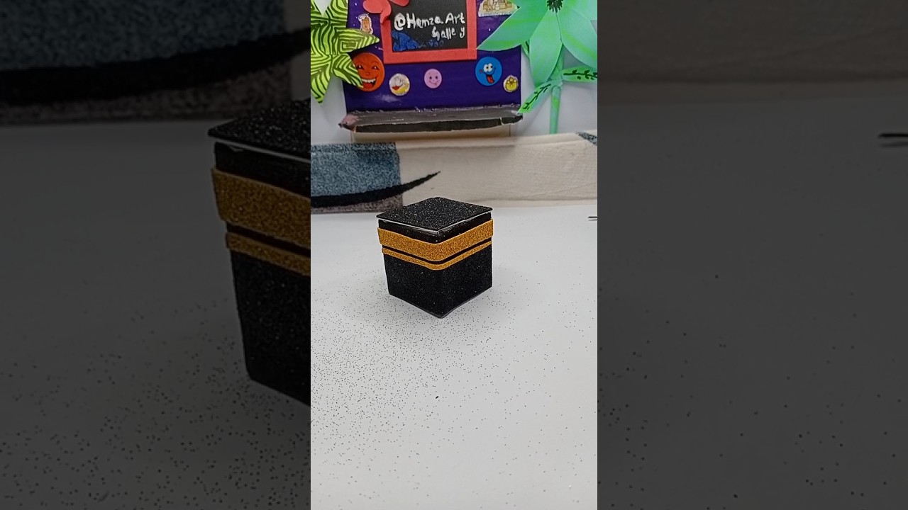 Beautiful Kaaba Craft Made From Cardboard | Final Look 🕋✨ 