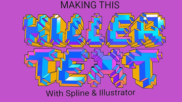 Spline Guides: Make AWESOME 3D TEXT in Spline & Illustrator! How to turn any font into a Spline .OBJ