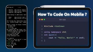 [Arabic] Write Your First Lines of Code on Your Mobile Phone!