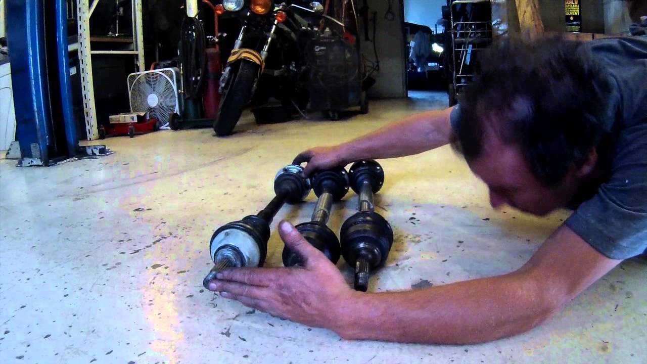 Fabricating a custom half shaft for EVSR