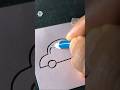 how to draw a car