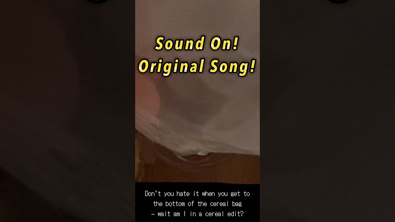 Cereal Edit? Original Song cereal reviews food breakfast hungry 