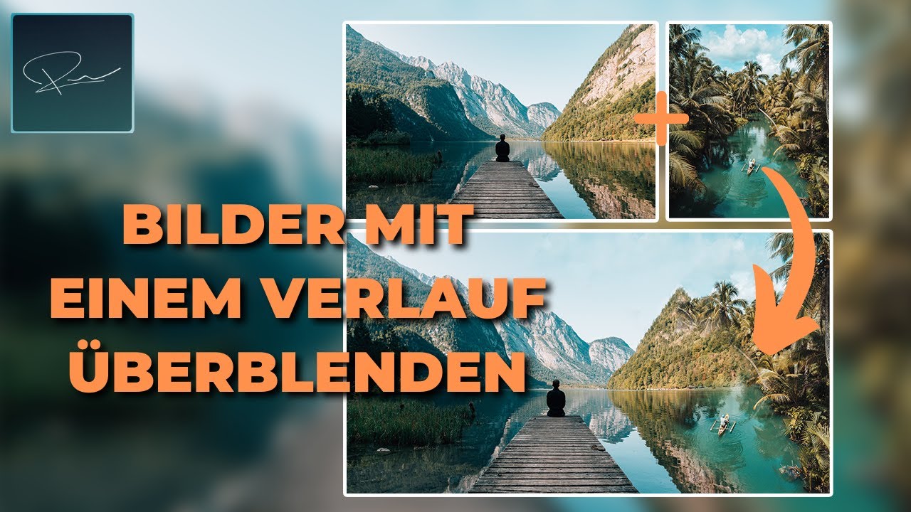 Verläufe für einen weichen Übergang nutzen #Photoshop