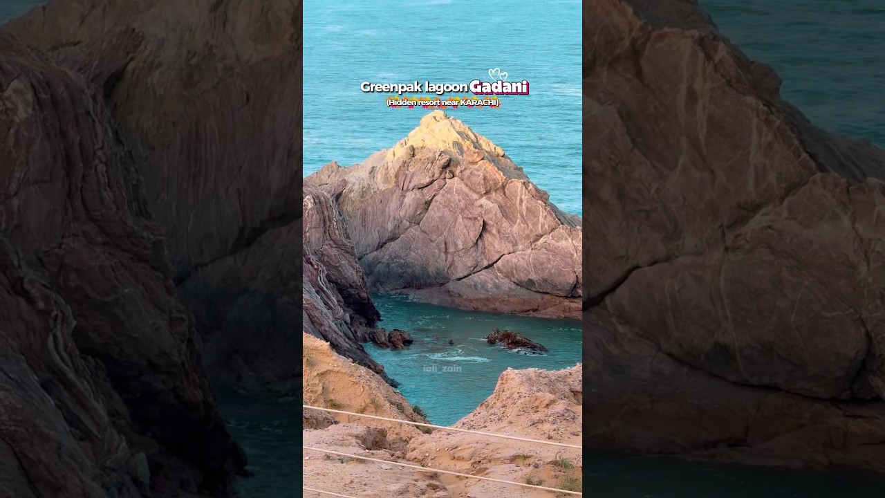 Hidden Gem of Gadani beach near KARACHI ♥️🫶🏻 — Greenpak lagoon ! 🌿 