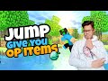 Minecraft BUT Jumping gives OP Items ! #zoopsu #minecraft #minecraftbut
