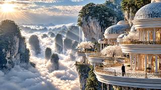The Palace at the Edge of Heaven: 4K Celestial Fantasy & Serenity Music screenshot 4